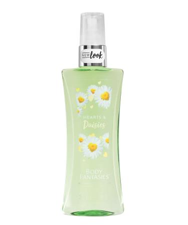 Hearts and Daisies Body Fantasies Body Spray Travel Size 3.2 fl oz