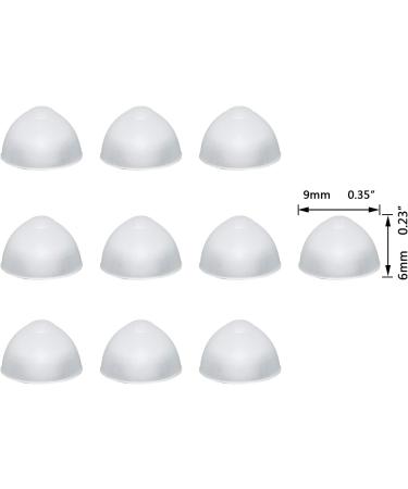 Banglijian Hearing Amplifier Replacement Closed Mushroom Domes 10 Piece for Banglijian 201 201A 109 109s and 206 (small 9mm) - Buy Online on GoSupps.com
