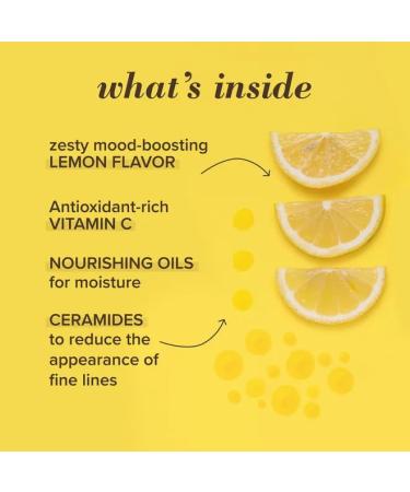 Burt's Bees Lemon Sorbet Lip Treatment with Vitamin C - 100% Natural Origin - 6 Count - Hydrating Moisturizing Nourishing Uplifting Lip Balm - Buy Online on GoSupps.com