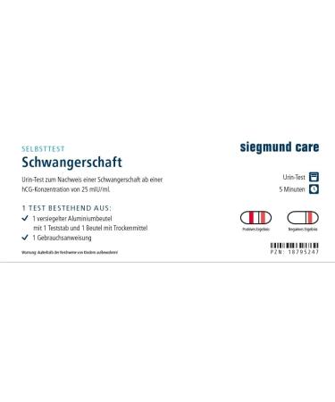 99% Accurate Home Pregnancy Test | Early Detection Urine Test - hCG Level 25 mlU/ml - Buy Online on GoSupps.com