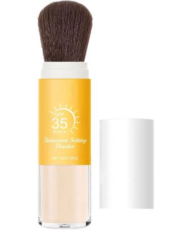 Sunscreen Face Powder UV Protection Face Powder Translucent Seboregulator Control Matte Effect Buildable and Resistant Texture for Sensitive Oily Skin Scalp Body Under Makeup - Buy Online on GoSupps.com