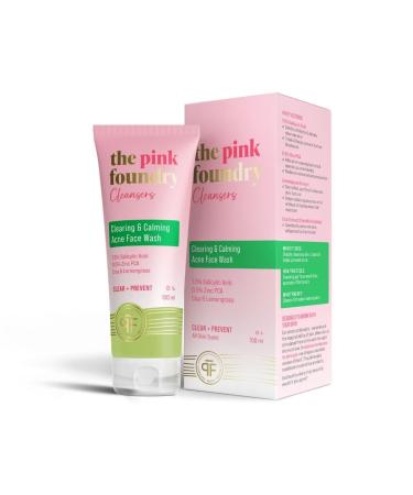 Clearing & Calming Acne Face Wash with Salicylic Acid for All Skin Types | 100ml Cleanser