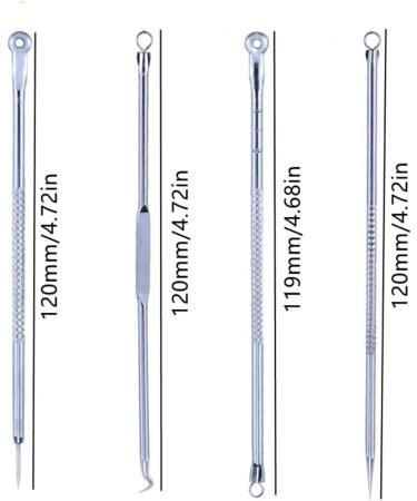 Blackhead Remover Kit Blackhead Remover Tool Pimple Extractor Kit With Storage Box (4pcs). - Buy Online on GoSupps.com