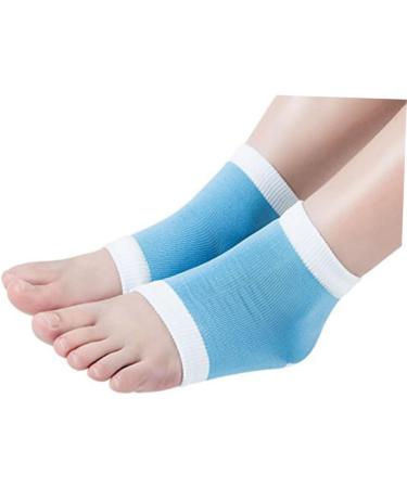 minkissy Spa Moisturising Heel Sock Moisturizing Heel Socks for Cracked Heels Moisturizing Gel Socks Foot Heel Socks Women Socks Moisturising Gel Heel Socks Spa Set Men and Women Breathable - Buy Online on GoSupps.com