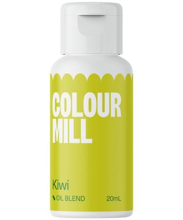 Color Mill Oil Blend Food coloring on an oil -based kiwi - food colors for chocolate fondant cupcakes cakes baking macaron - food coloring for Tortendeko - 20ml KiWi 20 ml