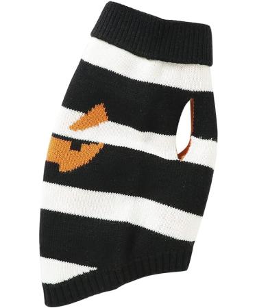 Buy Cute Round Neck Dog Sweater - Warm Soft Pet Clothes for Small Dogs | Black S - International Shipping Available - Buy Online on GoSupps.com