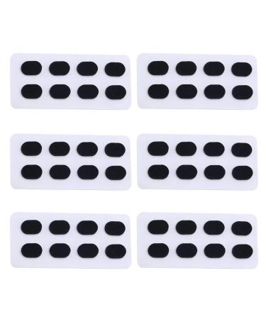 24 Pairs Non-Slip Soft Stick-On Nose Pads for Glasses - Black Eyeglasses Comfort 1.5mm - International Shipping Available - Buy Online on GoSupps.com