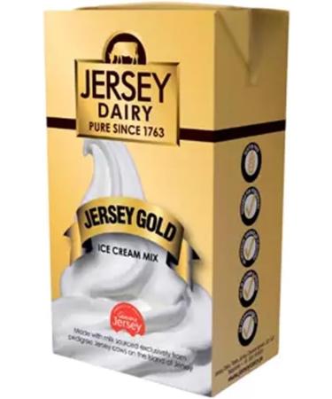 Generic 03 x Jerseyy Dairy Jersey Gold Ice Cream Mix 1l - Soft serve ice cream mix - Buy Online on GoSupps.com
