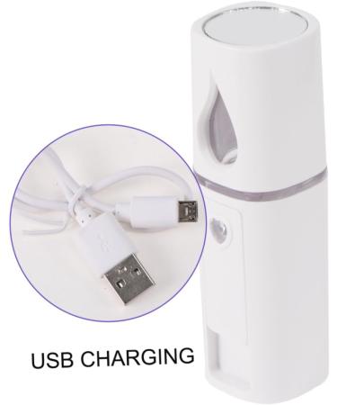 POPETPOP 1pc Steamboat Eyelash Photocard Keychain Nano Facial Mister Mist Sprayer Spray Meter Usb Humidifier 10.5*3cm White - Buy Online on GoSupps.com