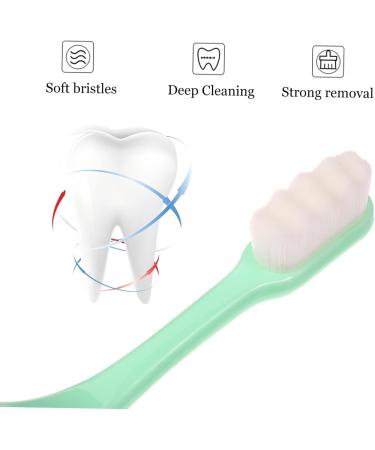 Buy Minkissy 4-Piece Micro Toothbrush Set for Kids & Adults - Travel-Friendly Manual Tooth Cleaning Tools | International Shipping Available - Buy Online on GoSupps.com