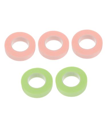 minkissy 5 Rolls Grafting Eyelash Tape Eyelash Tools Lipstick Lash Tape for Lash Extension Eyelid Fabric Lash Tape Lash Extension Tools Hair Supplies Non-woven Fabric Microporous Blindfold