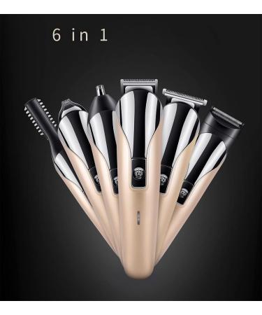 Pro Hair Clipper Mens Hair Clippers Cord Cordless Hair Trimmer USB Rechargeable Led Display Professional Haircut Kit for Men and Women(Gold) - Buy Online on GoSupps.com