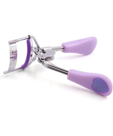 Purple Heart Shaped Handle Pro Eyelash Curler Curl Clip Cosmetic Makeup Tool Eyelash Curler Multiple Colors - Buy Online on GoSupps.com