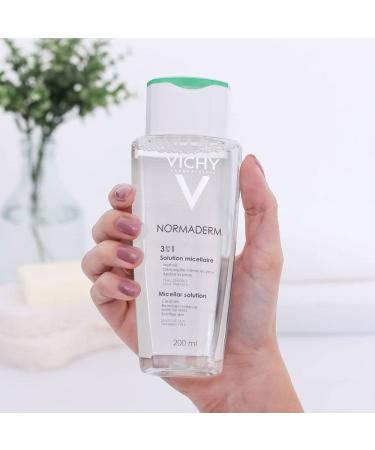 Vichy Normaderm Micellar Water 200ml - Purifying Cleanser for Acne-Prone Skin | International Shipping Available - Buy Online on GoSupps.com