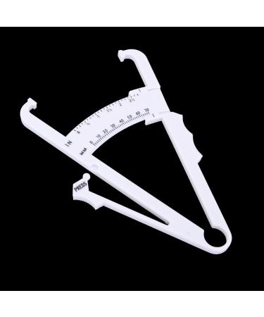Mag Ideal Body Fat Calipers - Accurate Body Fat Test & Skin Fold Measurement Device for Weight Loss & Fitness - White - Buy Online on GoSupps.com