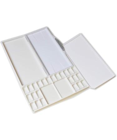 Watercolor Palette 24-Wells with Mixing Areas | Blue Folding Peel-Off Palette for Painting | Silver One Size - Buy Online on GoSupps.com