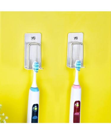 JISADER 2x Toothpaste Dispenser & Toothbrush Holder - Self-Adhesive Wall Hook for Easy Bathroom Organization - International Shipping Available - Buy Online on GoSupps.com