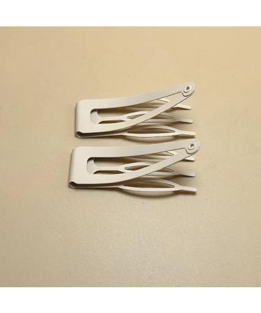 zhiang 36 Pieces Double Grip Hair Clips Metal 3 Prong Clips for Hair Snap Hair Clips for Women Girls and Hair Making Salon(Khaki Black White Brown) - Buy Online on GoSupps.com