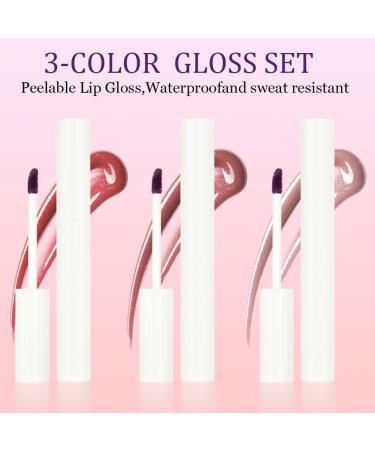  LOPHE LOPHE Lip Stain Peel Off 1pc Removable Lip Gloss Long Lasting Matte Lip Gloss Water Resistant Nude Color for Women (01 Color) - Buy Online on GoSupps.com