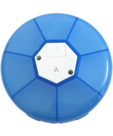 DOITOOL 2PCS Travel Pill Container | 7-Day Digital Pill Organizer with Weekly Timer | Night Light Reminder & Medicine Storage Sub-Box | Blue - Buy Online on GoSupps.com
