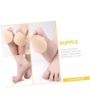 2 Pairs Forefoot Pad Invisible Socks for High Heels | Pain Relief & Cushioning | Cotton Absorb Sweat - Women's Toe Socks - Buy Online on GoSupps.com