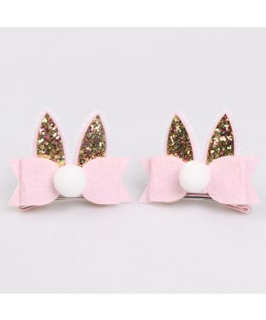 Beaupretty 6 Pairs Easter Bunny Hair Clips Rabbit Ear Hair Clips Sequin Bunny Hair Barrettes for Easter Party - Buy Online on GoSupps.com