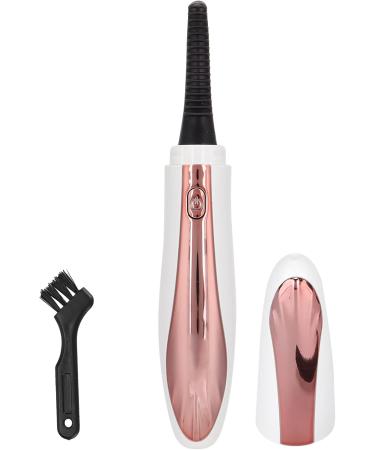 Qukaim Heated Eyelash Curling Clip Electric Eyelash Curler USB Rechargeable Quick Heated Eyelash Curling Clip Long Lasting Natural Curl White - Buy Online on GoSupps.com