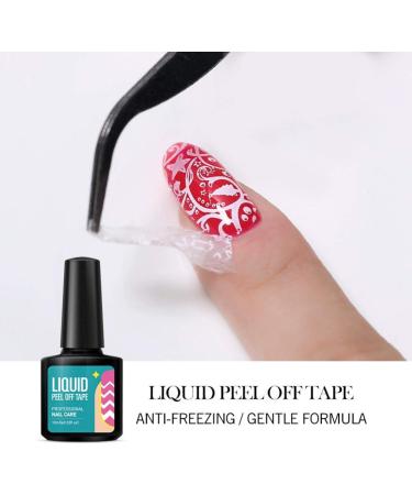 Kybbe Liquid Peel Off Tape Cuticle Protection Peel Off Nail Polish Barrier Liquid Nail Tape - Buy Online on GoSupps.com