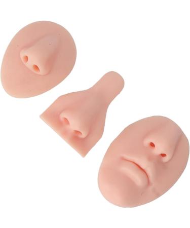 Silicone Nose Model Kit Simulation 3D Soft Exercise Nose Model Nose Seam Teaching Exercises (Light Beige) - Buy Online on GoSupps.com