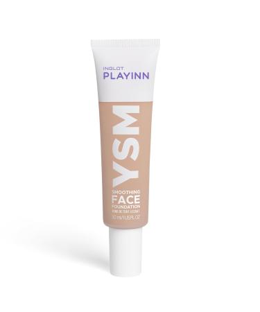 Inglot Playinn YSM Smoothing Foundation | Lightweight Comfortable Formula | Smooth Matted Complexion | Light to Medium Coverage | Natural Finish | Smoothing Face Foundation | 30ml | nr 41