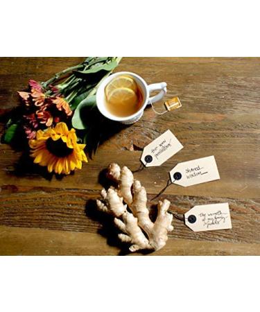 Organic India Tulsi Tea - Lemon Ginger, Caffeine-Free, 18 Infusion Bags (1.27 oz) - Buy Online on GoSupps.com