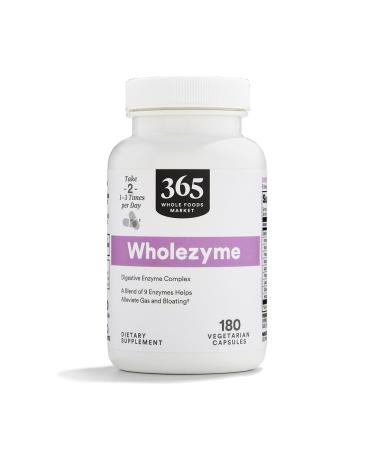 365 by Whole Foods Market Wholezyme 180 Count 180 Count (Pack of 1)