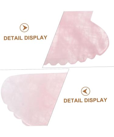 Healeved Scratching Board - Anti-Aging Gua Sha Plate & Crystal Scraping Tool for Face - Pink Jade Massage Board for Skin Care - Buy Online on GoSupps.com