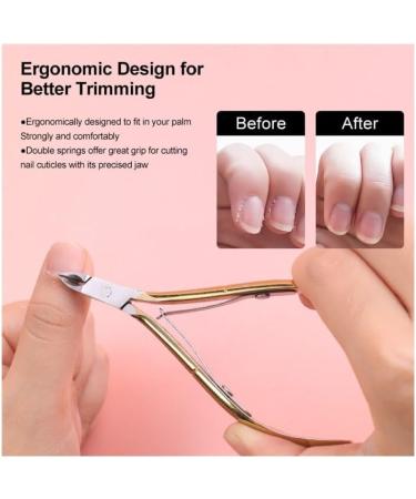 Stainless Steel Dead Skin Shears Manicure Manicure Nail Barb Care Tool Dead Skin Pliers Stainless Steel Manicure Trimming Tools Gold Set - Buy Online on GoSupps.com