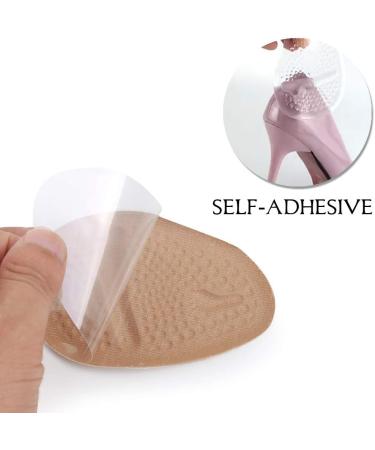 2 Pairs Metatarsal Pads for High Heels | Forefoot Cushions for All-Day Pain Relief - Transparent - Buy Online on GoSupps.com