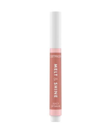 Catrice Melt & Shine Juicy Lip Balm No. 090 brown moisturizing enlarging glossy bright fresh vegan oil -free without parabens nanoparticles free 1 Pack (1.3g) 1.3 g (1 Pack) 090 Coco Colada