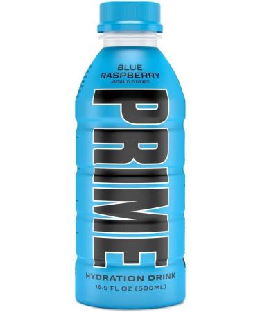 Comfortos Prime Hydration Energy Drinks by Logan Paul & KSI - 500ml (16.9 Fluid oz.) - Naturally Flavored with Zero Sugar Boost Energy and Caffeine Free (BLUE RASPBERRY) - Buy Online on GoSupps.com