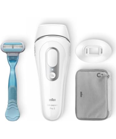 Braun IPL Silk-Expert Pro 3 Hair Removal Gift Set - White/Silver PL3121 - Buy Online on GoSupps.com