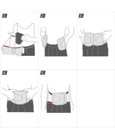 Professional LumbaMotion Back Support Belt for Sciatica & Herniated Disc Relief - Lumbar Sacral Support | Charcoal Large - Buy Online on GoSupps.com