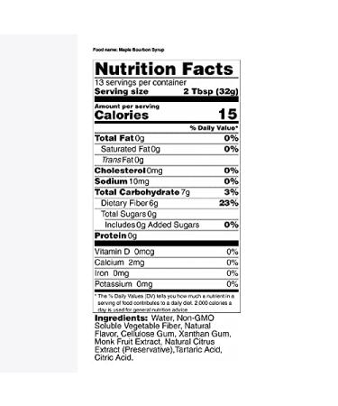 Maple Bourbon Keto Syrup by Birch Benders - Low Carb, No Sugar, Paleo Pancake Syrup (13 Fl Oz) - Buy Online on GoSupps.com