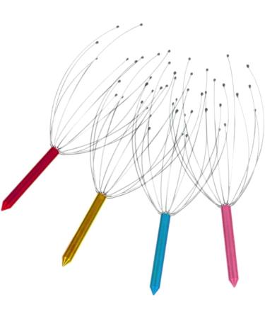 Healvian 12 PC Metal Spatula Head Massager & Scalp Tool | Stress Relief Handy Head Massage Device for Ultimate Relaxation - Buy Online on GoSupps.com