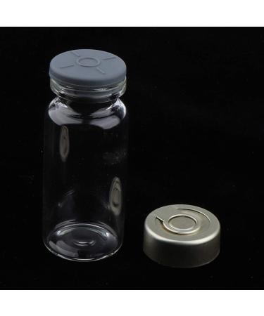20Pcs Empty Sealed Sterile Serum Clear Glass Vials with - Clear 10ml - Buy Online on GoSupps.com