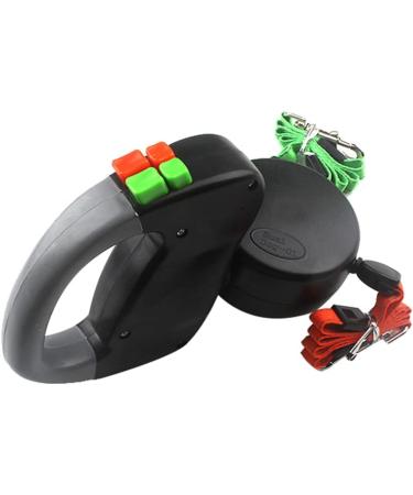 3 Meter Retractable Dog Leash for 2 Dogs - Double Dog Leash Reflective Tear-Resistant Gray - Ideal for International Shipping - Buy Online on GoSupps.com