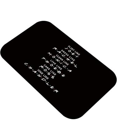 LUYANhapy9 Carpet Tapestry Floor Mat 40x60cm Bathroom Letter Print Non-Slip Water Absorption Doormat Floor Rug Carpet Black 5 - Buy Online on GoSupps.com