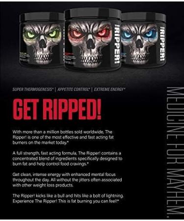JNX Sports The Ripper! Razor Lime Thermogenic Fat Burner - 30 Servings - Buy Online on GoSupps.com