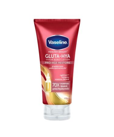 Vaseline Healthy Bright Gluta-Hya Serum Burst Lotion Pro-Age Restore 170 Ml.
