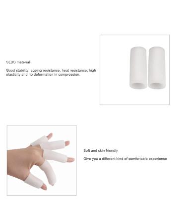 Yosoo 12pcs Finger Sleeve Cushion Covers - SEBS Elastic Comfortable & Skin-Friendly Toe Protectors for Corns Calluses & Blisters - Trim-to-Fit Design - Buy Online on GoSupps.com
