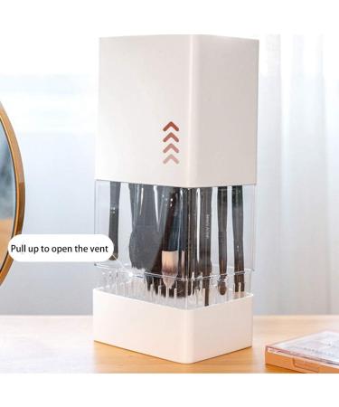 Obahdirry Receive 1 Bucket of Desktop Makeup Brush Wipe Boxes Eye Shadow Brush Lipstick Cosmetics Eyeliner Brush Pot - Buy Online on GoSupps.com