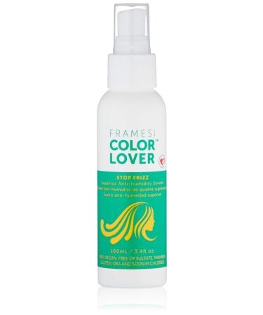 Framesi Color Lover Stop Frizz  3.4 fl oz  Anti-Humidity Serum and Split End Repair  Color Treated Hair  Travel Size
