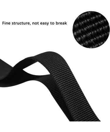 RETON 1 1/4 Inch Black Nylon Webbing Strap - 10 Yards for Outdoor DIY Gear, Backpacks, Pet Collars & Crafts - Buy Online on GoSupps.com